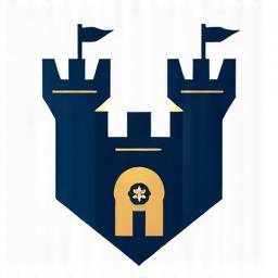 Icono de un escudo o castillo estilizado, representando fortaleza y seguridad financiera